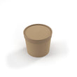 16oz Paper Soup Pot with Lid - 500 sets
