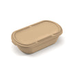 700ml Bagasse Lunch Box with Lid - 500 sets